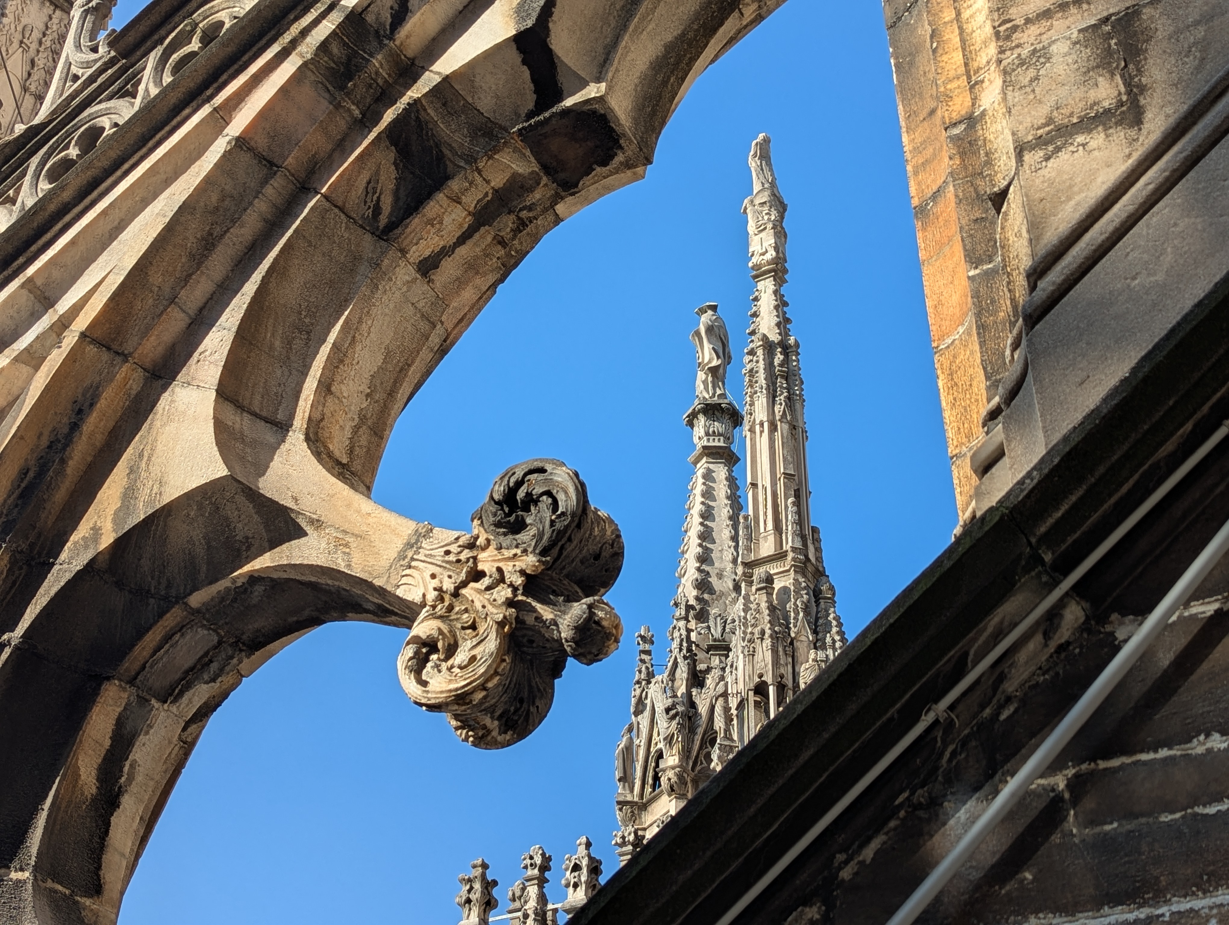 View from top of the Milan Duomo