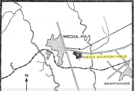 map of Media Aviation Field